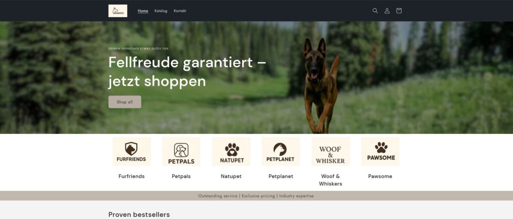 Beispiel Shop Dogento
